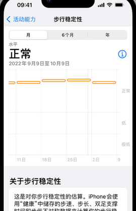 王屋镇iPhone手机维修如何在iPhone开启'步行稳定性通知'