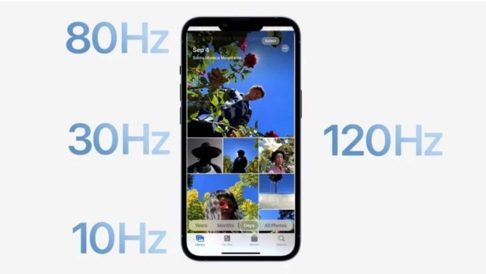王屋镇苹果14维修分享iPhone 14有高刷吗 