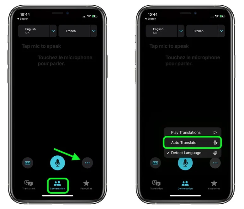 王屋镇苹果手机维修分享iOS 15 “翻译” App 新改进 